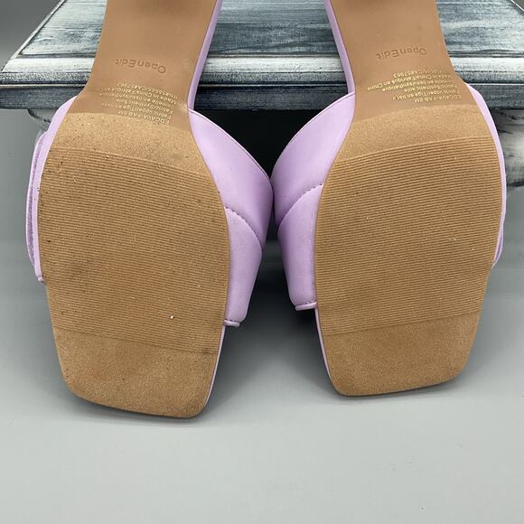 NEW Open Edit Women’s Cava Adjustable Slide Sandals Purple Size 8M - Picture 10 of 10